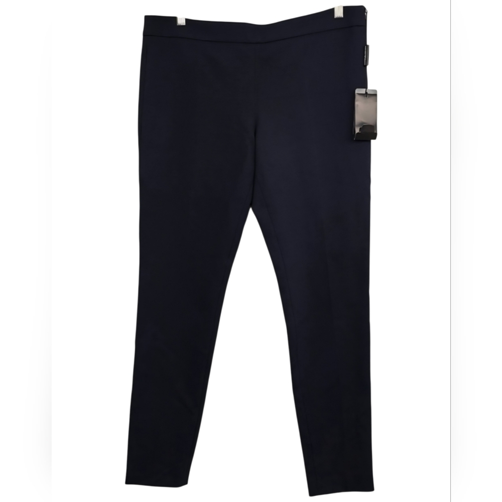 Emporio Armani Women's Navy Blue Careerwear Nautical Trousers Size 46- Large NWT